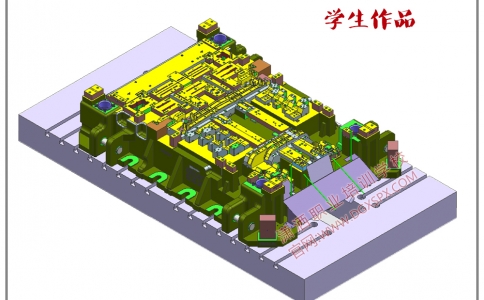 UG汽車模具設計學生作品