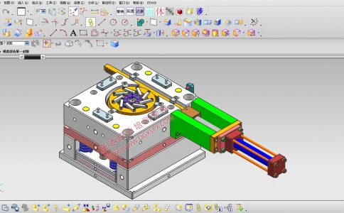 UG塑膠模具設計學生作品
