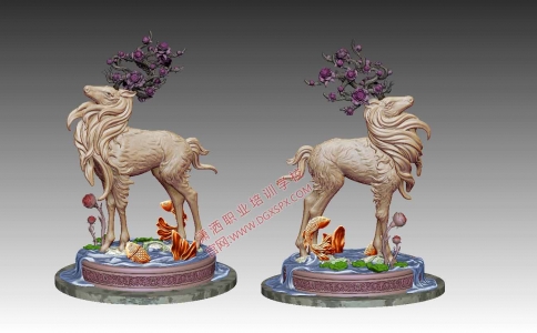 ZB圓雕學生作品